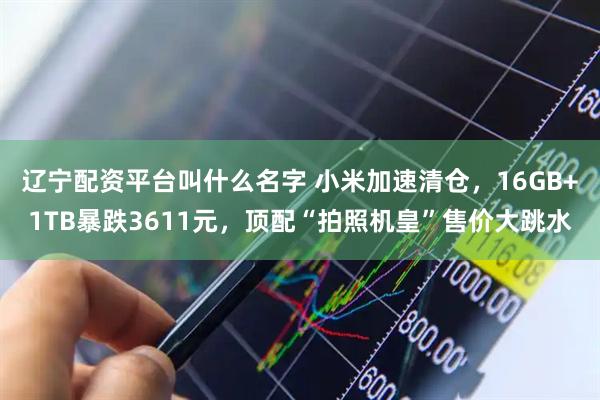辽宁配资平台叫什么名字 小米加速清仓，16GB+1TB暴跌3611元，顶配“拍照机皇”售价大跳水