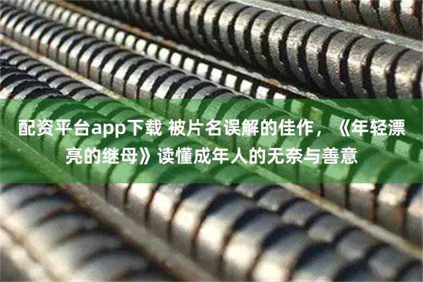 配资平台app下载 被片名误解的佳作，《年轻漂亮的继母》读懂成年人的无奈与善意